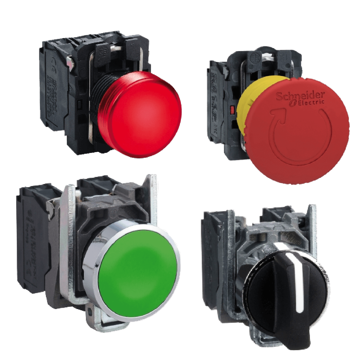 Schneider 6 Harmony XB4 y XB5